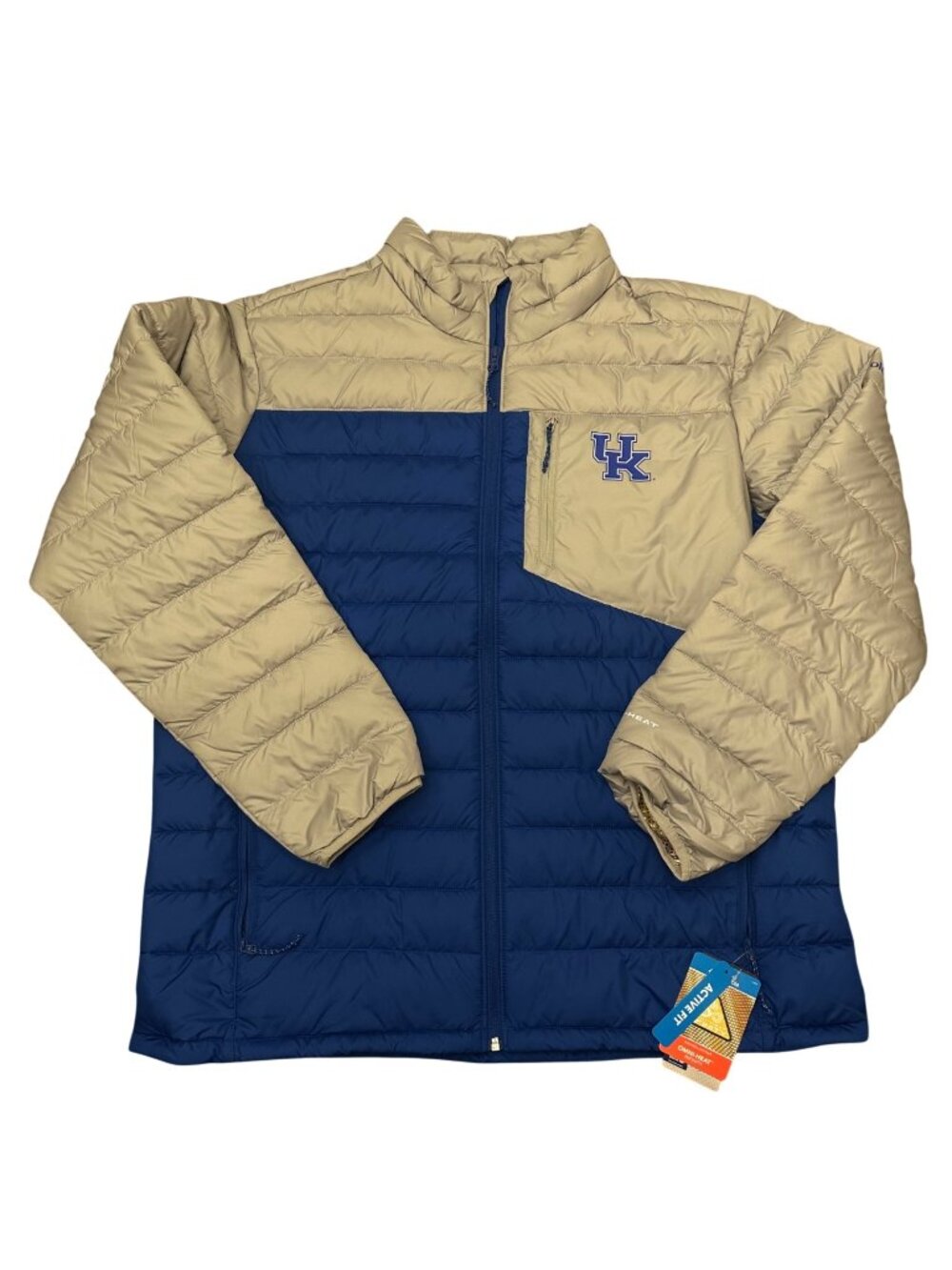 Columbia Kentucky Wildcats Double Blitz Omni-Heat Jacket Mens X Large Blue NWT